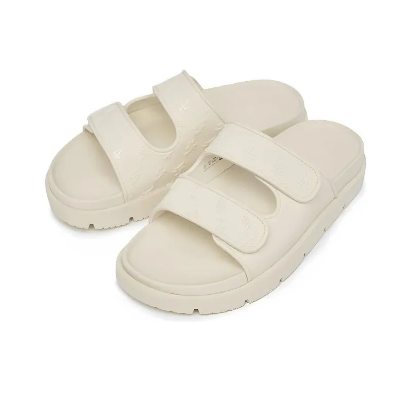 MLB Slipper Chunky Bouncer Slide Slippers Unisex White-2