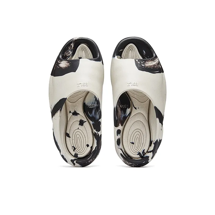 EQLZ EQUALIZER 1000 Slide Slippers Unisex Black White-3