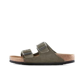 Birkenstock Arizona Slide Slippers Unisex Green Regular Loose Fit