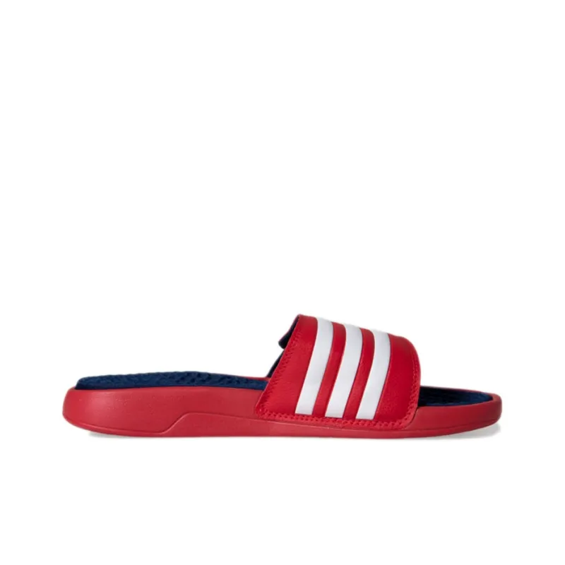 Adidas Adissage Cozy Wear resistant Shoe Red Unisex 'Red White'-1