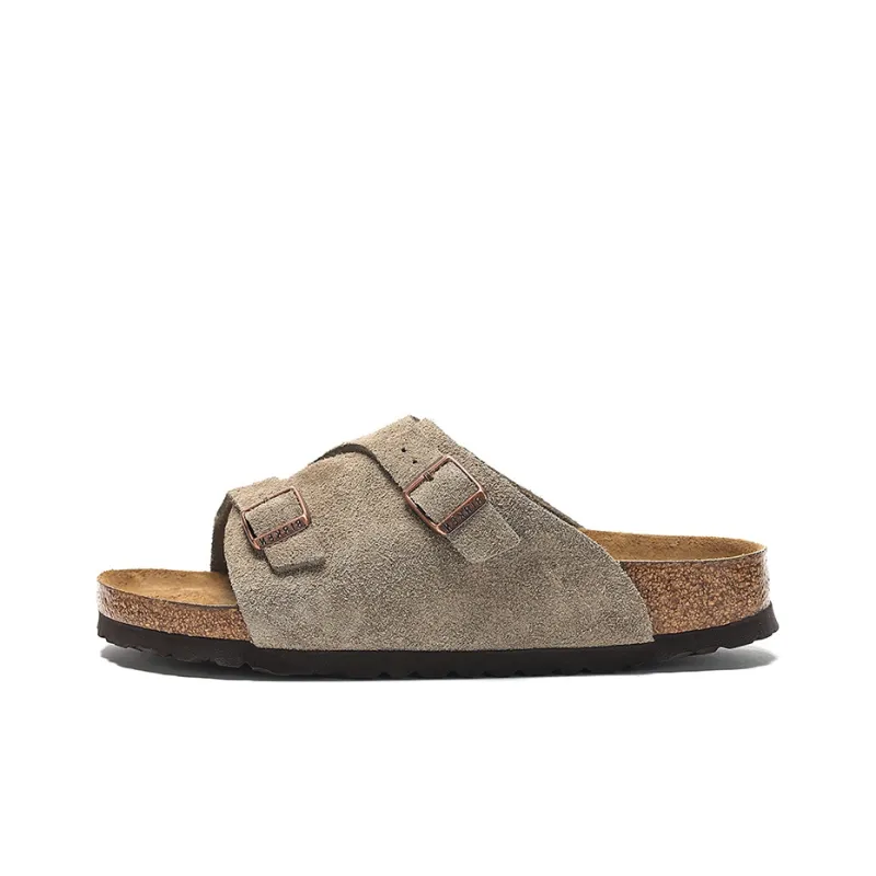 Birkenstock Zrich Soft Footbed Suede Leather 'Taupe'-0
