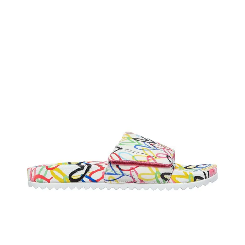 Skechers Bobs Slide Slippers Women's White/Multicolor Color-1