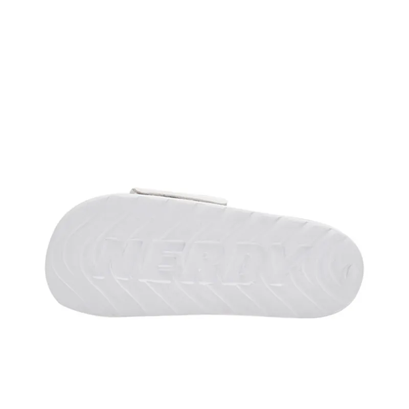 Nerdy Slide Slippers Unisex White-5
