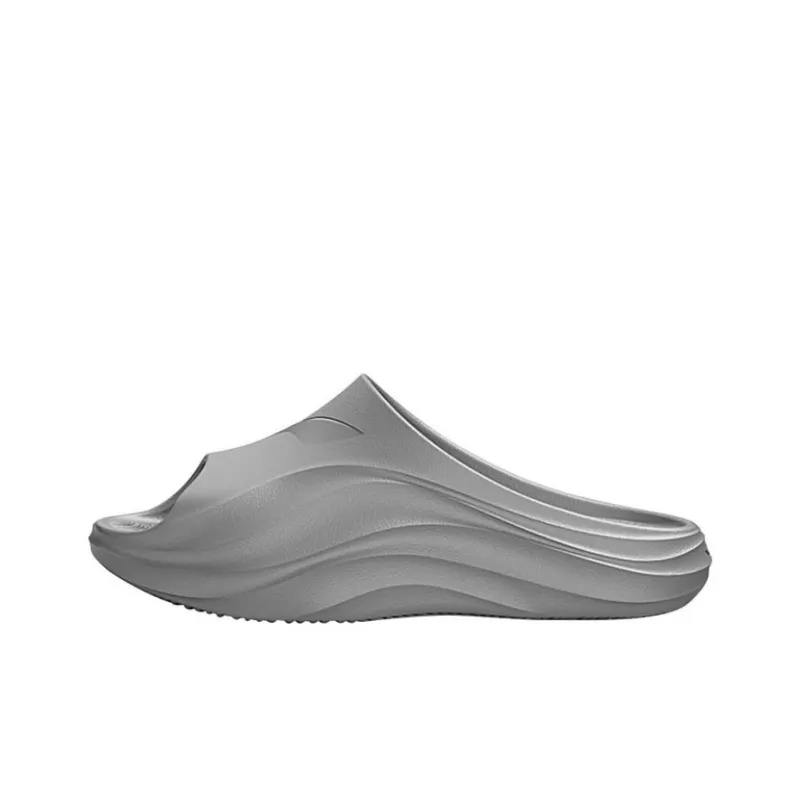 LiNing EVA Quiet Slide Slippers Unisex Gray-0