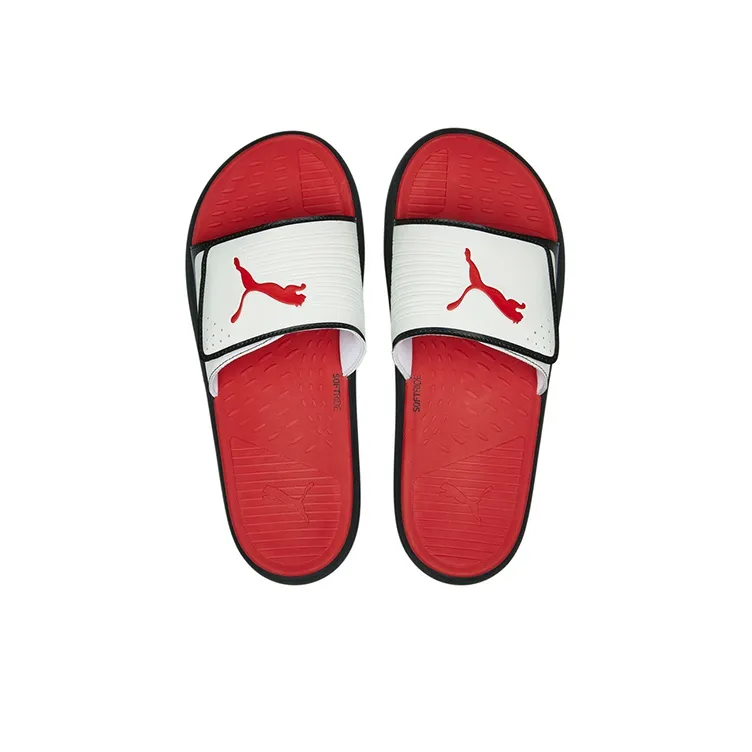 PUMA Softride Slide 'White Black Red'-3