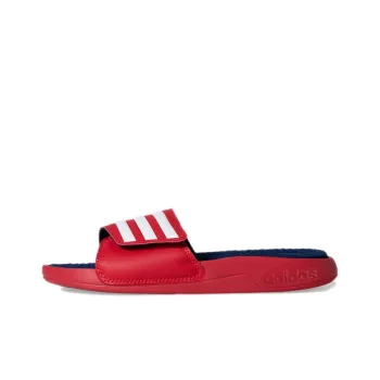 Adidas Adissage Cozy Wear resistant Shoe Red Unisex 'Red White'