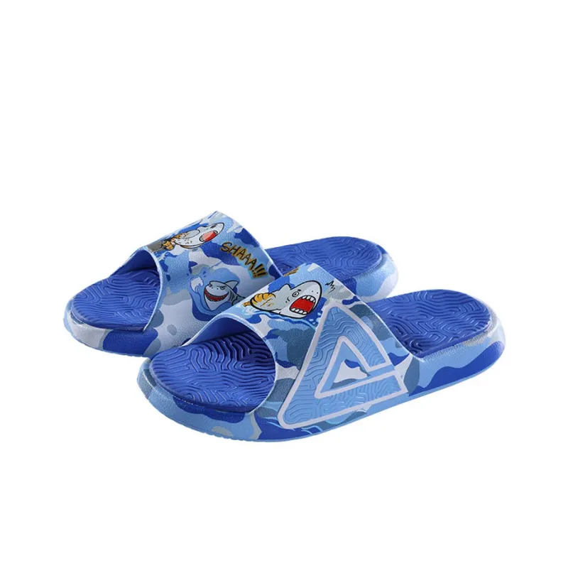 IDX x PEAK Tai Ji1.0 Rubber Sole Quiet Slide Slippers Men's Blue-2