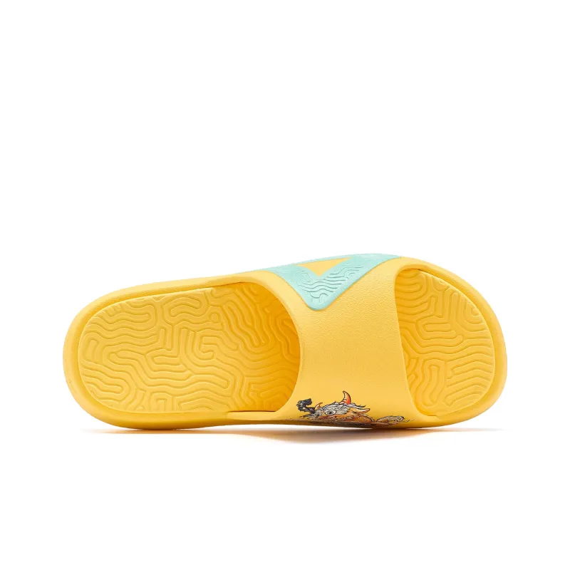 PEAK Tai Ji1.0 Slide Slippers Men Persian Yellow-3