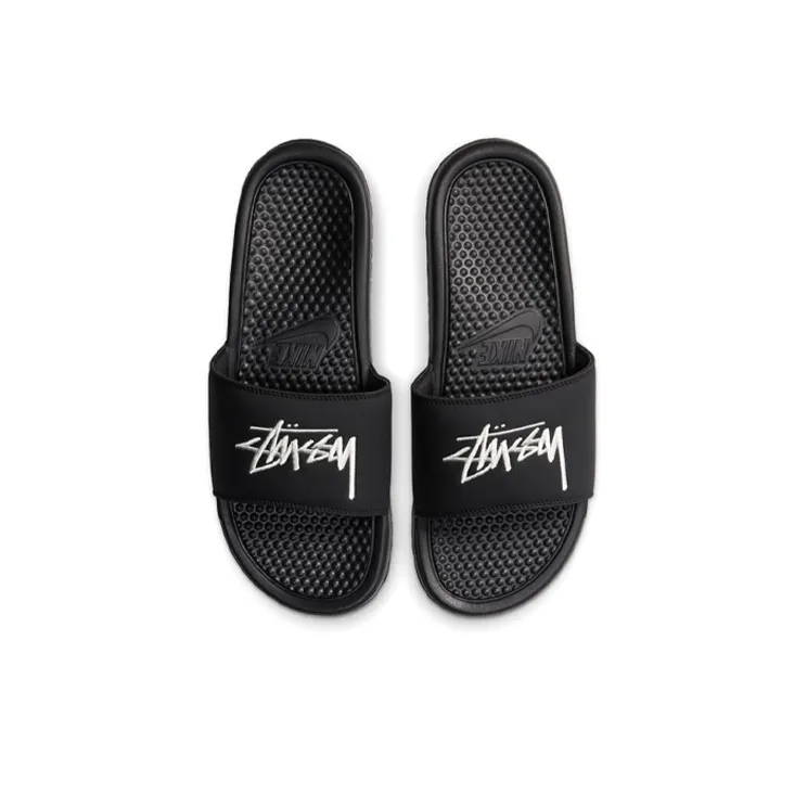 Nike Benassi Stussy Black-3