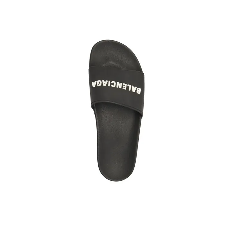 Balenciaga Pool Slides 'Black'-2