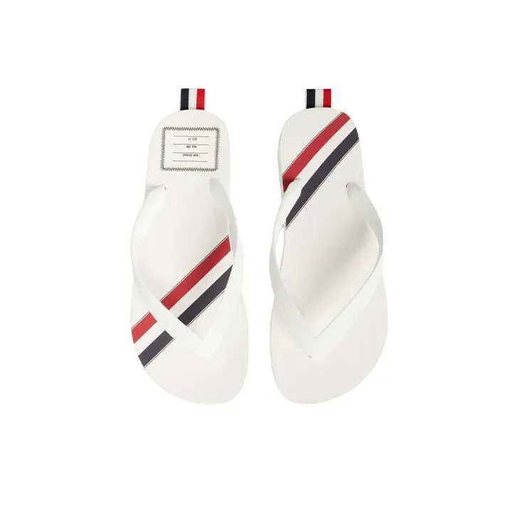 THOM BROWNE RWB stripe Flip Flops-3