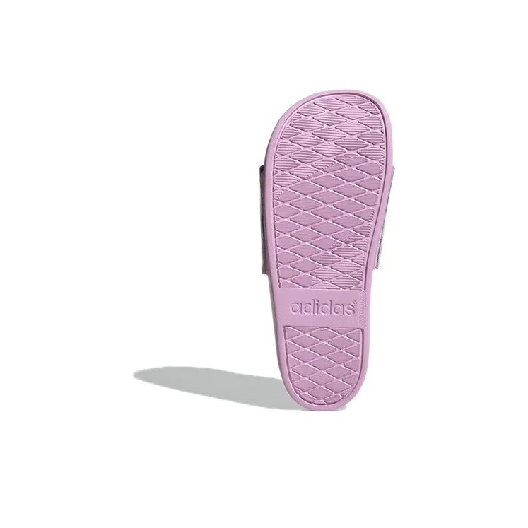 Adilette Women's Adidas Comfort Slides 'Grey Clear Lilac' Women's-5