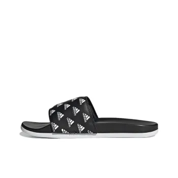 Adidas Adilette Comfort Slides Print Core Black Cloud White