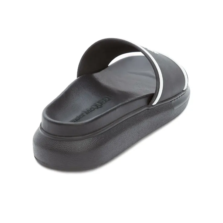 Alexander McQueen Logo Pool Slides-4
