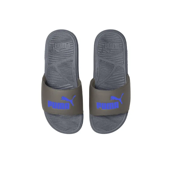 PUMA Cool Cat 2.0 Slide Slippers Unisex Charcoal Gray-2