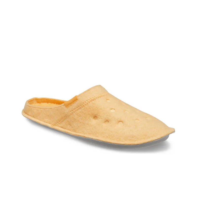 Crocs Classic Casual Thicken Stay Warm Unisex Yellow Slippers-2