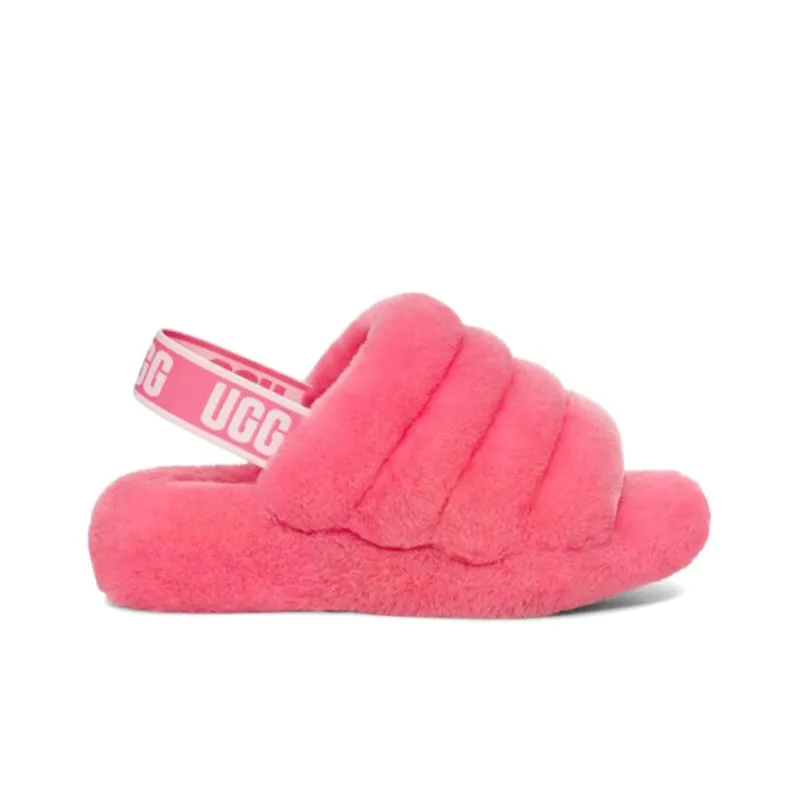 UGG Fluff Yeah Slide Pink Rose Women's-1