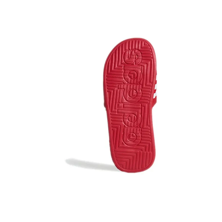 Adidas Adissage Cozy Wear resistant Shoe Red Unisex 'Red White'-5