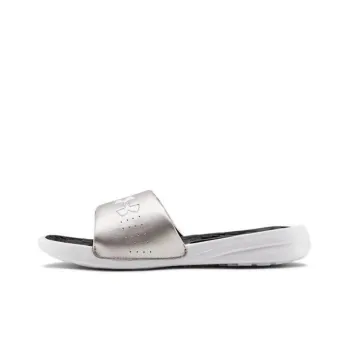 Under Armour Playmaker Fixed Strap Sandals Silver/Gray Women's