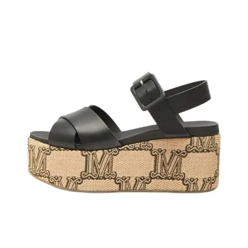 MaxMara Strap Sandals Women's Black