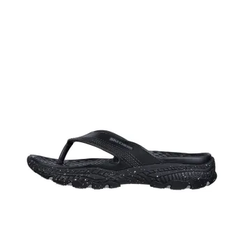 Skechers CRESTON ULTRA Rubber Sole Slide Slippers Men's Black