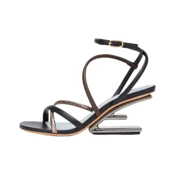 FENDI First One Strap Sandals Women's Brown