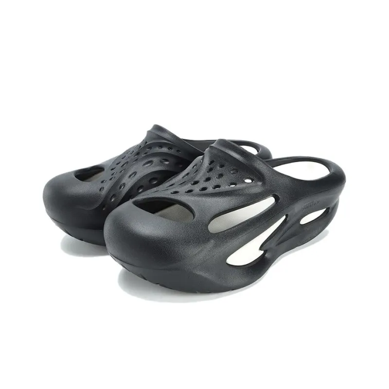 FILA FUSION Shell Slippers 'Black' Women's-2