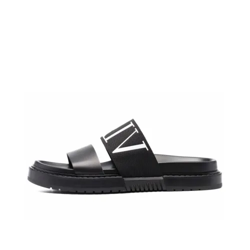 Valentino Crossover-Strapped Sandal 'VLTN - Black'