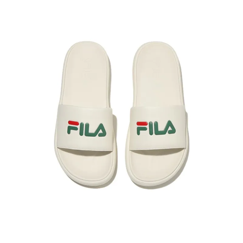 FILA Drifter V2 Large Logo Slides 'Cream'-3