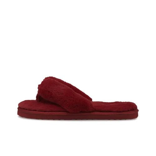 Puma Women's Fluff Flip Slide 'Persian Red Team Gold'