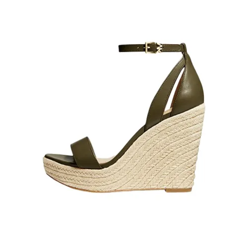 MICHAEL KORS Kimberly Strap Sandals Women's Army Green