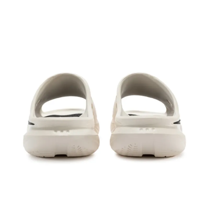 Saucony Cradle EVA Rubber Sole Slip Resistant Abrasion Resistant Casual Slippers Unisex Black White-3