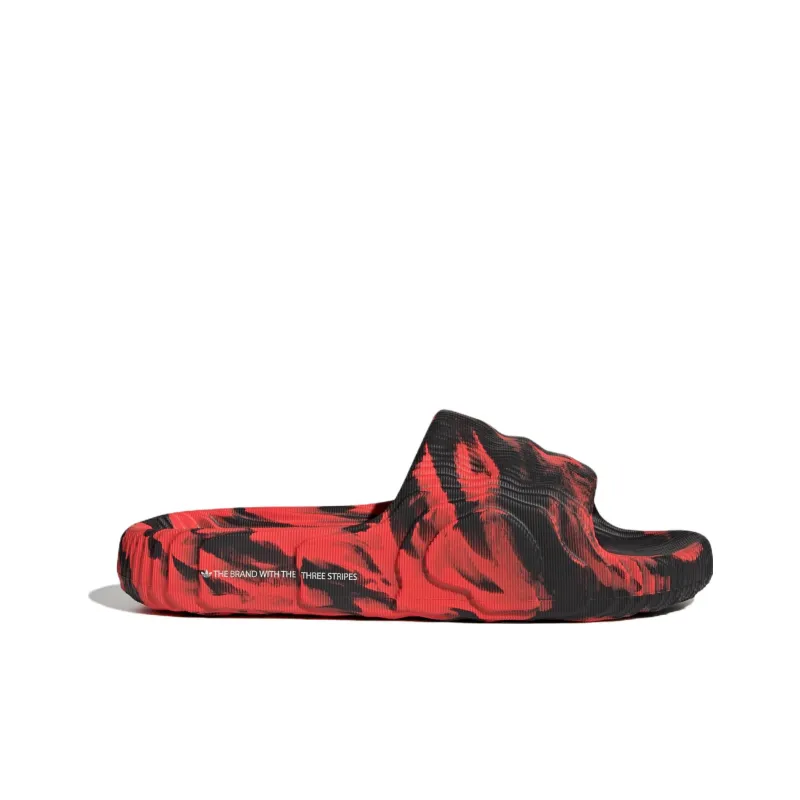 Adidas Adilette 22 Slides 'Bright Red Black'-1