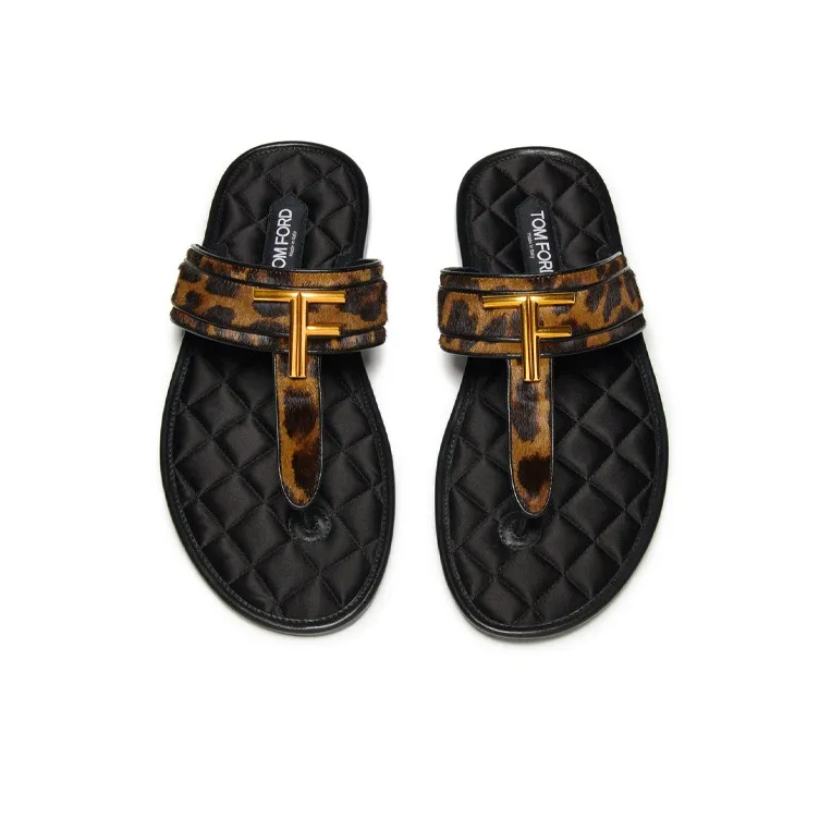 TOM FORD Flip Flops Men's Brown-2
