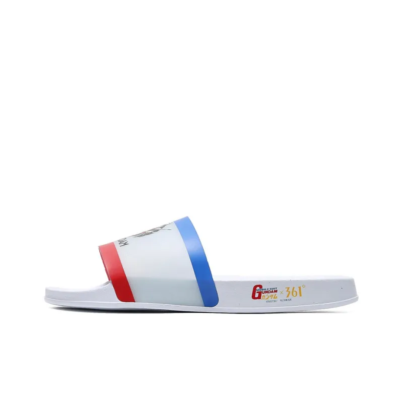 361° Slide Slippers Men White Blue Red-0