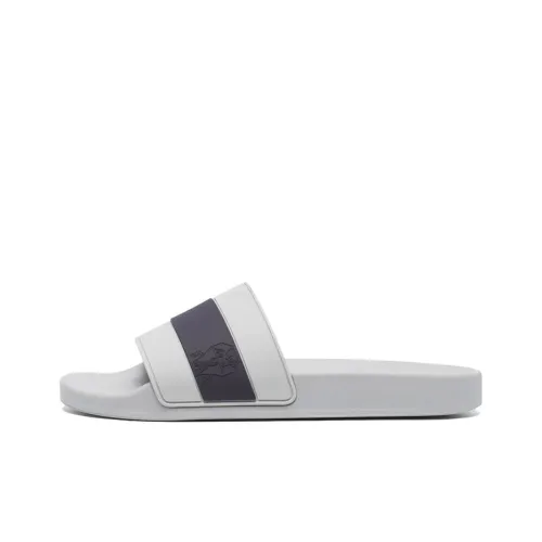 Brunello Cucinelli Slip Resistant Slide Slippers Men's Gray Black