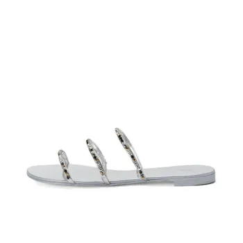 Giuseppe Zanotti Dark Colorful Rhinestone embellished Sandals Women's