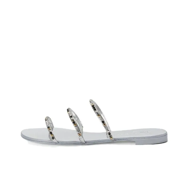 Giuseppe Zanotti Dark Colorful Rhinestone embellished Sandals Women's-0