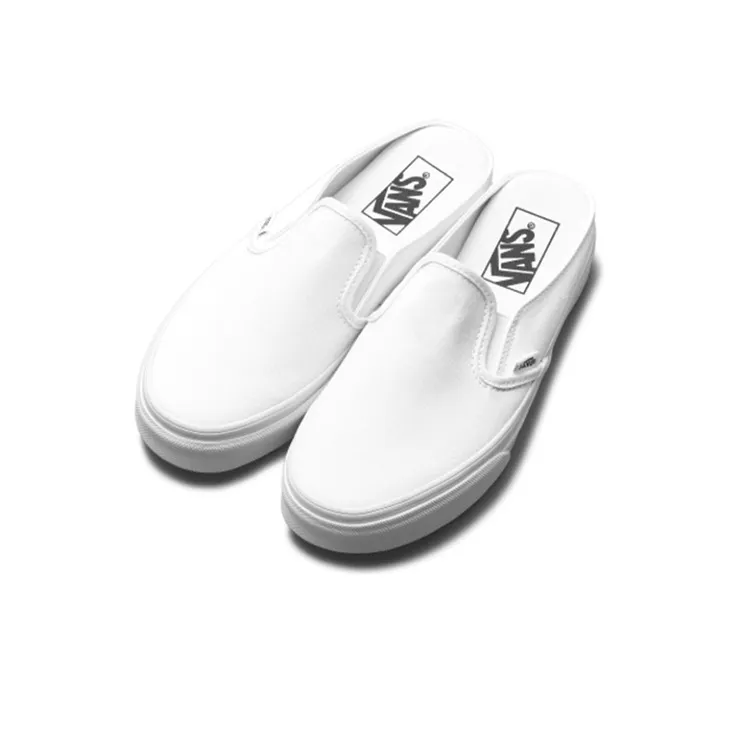 Vans Classic Slip On Mule White-4
