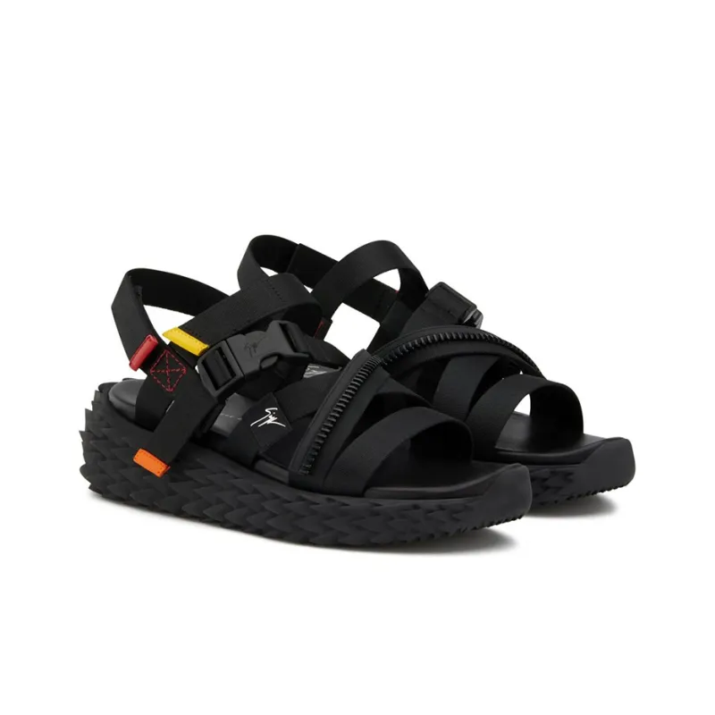 Giuseppe Zanotti/GZ Urchin Beach Sandals Women's Black-2