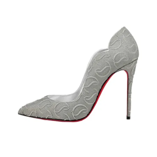 Christian Louboutin Hot Chick High Heels Women's Silver