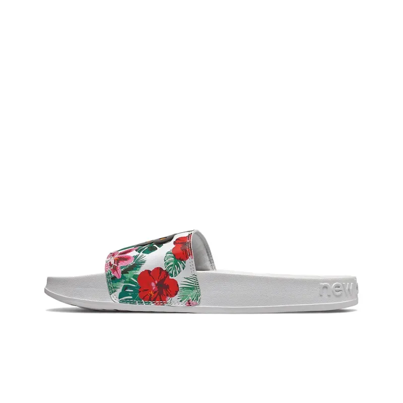 New Balance 200 Series White Black Slippers 'White Black' Women's-0