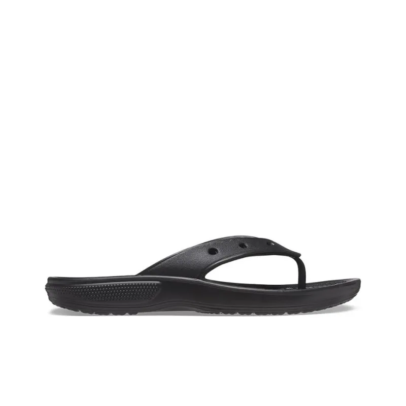 Crocs Classic Crocs Flip Casual Flip Flops Unisex Black-1