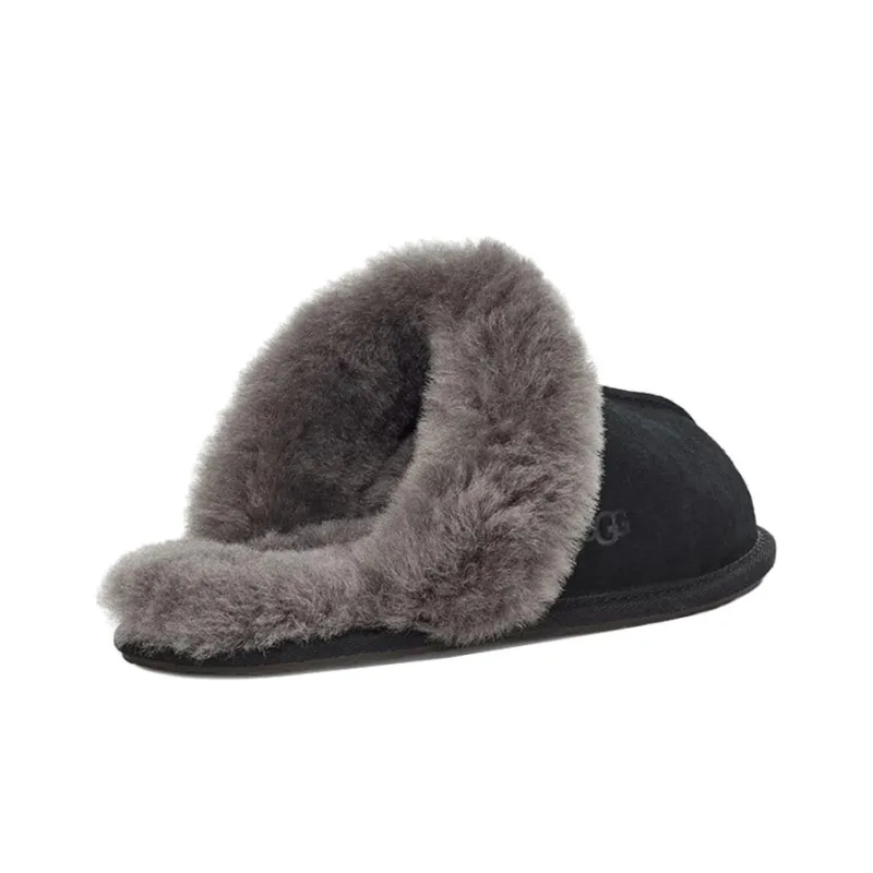 UGG Scuffette Ii Slipper Black Grey Women's-3