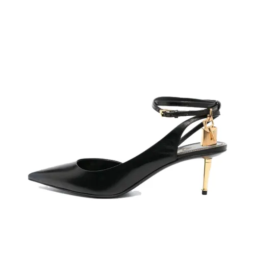 TOM FORD Padlock Slingback 55mm Pumps