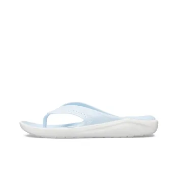 Crocs LiteRide Beach Cozy Stylish Unisex Light Blue Slippers