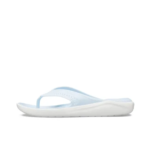 Crocs LiteRide Beach Cozy Stylish Unisex Light Blue Slippers