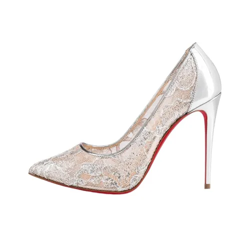 Christian Louboutin High Heels Women's Silver