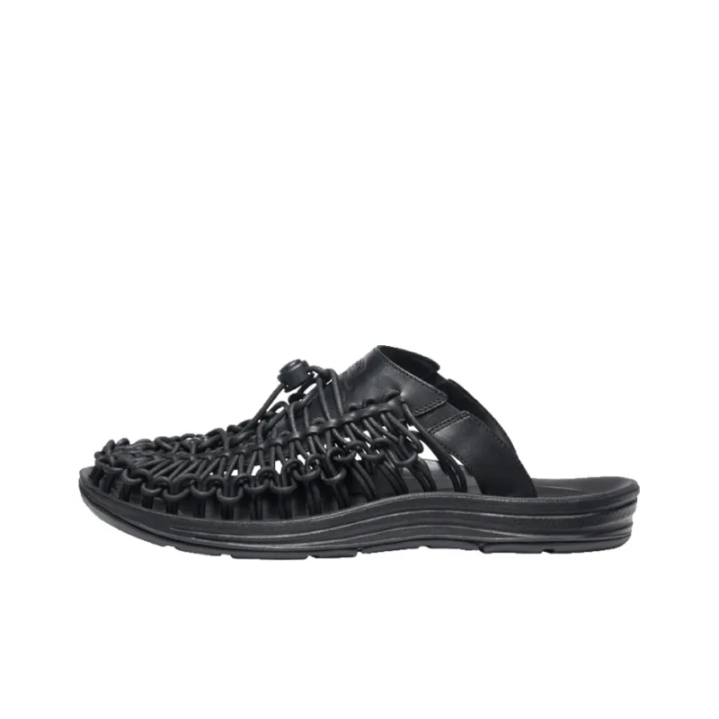 KEEN Uneek Slide Slippers Men's Black-0