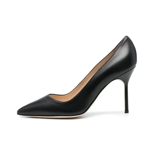 MANOLO BLAHNIK BB 90mm Leather Pumps